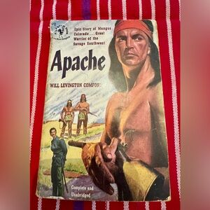 Vintage 'MCM Apache' Book by Will Levington Comfort, paperback kitsch library